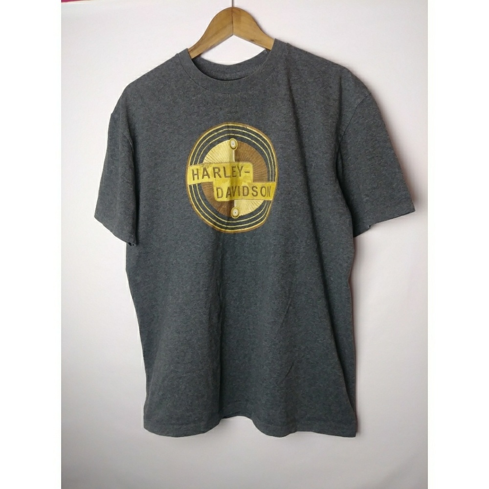 Harey Davidson Motor Cycle Mens SS Size L T-Shirt